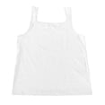 thumbnail image 7 of HuangHuanChen Womens Tank Tops U Neck Ribbed Thin Shoulder Strap Sleeveless Top for Women Solid Color Basic Tee Crop Top Summer Fashion Clothing White M, 7 of 7
