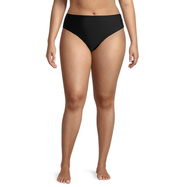 Skrøbelig lidelse bejdsemiddel Time and Tru Women's Plus Size Cheeky Hipster Bikini Swim Bottoms -  Walmart.com