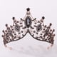 thumbnail image 5 of Corona de novia barroca vintage, corona de princesa de cristal, tiara de novia con diamantes de imitación, diadema para boda, para novia, mujer, baile de graduación, desfile, 5 of 8