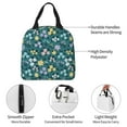 thumbnail image 3 of Rateoe Floral Pattern Insulated Lunch Bag with Thick Aluminum Foil Lunch Tote Bag with Front Pocket for Men and Women, Ideal for Work, School, Picnics, and Travel, 3 of 5