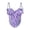 Purple, variant on AJGRHE Women's 3D Flower Top Spaghetti Strap Boned Bustier Corset Top | Handmade 3D Floral Corset, Push Up Cup, Sleeveless Going Out Top for Halloween Party Wedding Nightclub White S