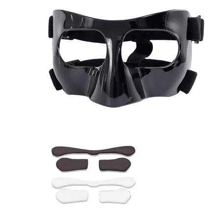 New Arrivals Sports Face Guard, Nose Guard for Broken Nose,Black close