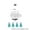Medium code, variant on 1Set Cat Muzzle Pet Grooming Cover Accessory Cat Anti Bite Anti Licking Space Hood Breathable Helmet with 4 Silicone Paw Shoes