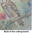 thumbnail image 5 of Long-Eared Owl Glass Cutting Board 12 in x 15 in, 5 of 5