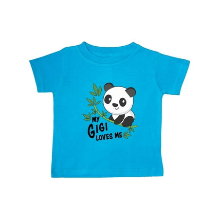 

Inktastic My Gigi Loves Me- cute panda Gift Baby Boy or Baby Girl T-Shirt