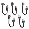 thumbnail image 4 of USB2.0 Straight Head/Elbow Data Wire Left & Right & Down & Up Angled & Straight Head Converter Cable Charging Cord, 4 of 7