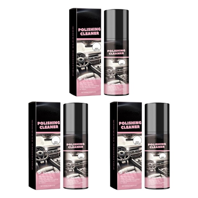 Waterless Car Interior Cleaner - 100ml All-Purpose Polishing Detailer Spray