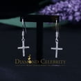 thumbnail image 6 of Diamond Celebrity's Women's stud in 925 White Sterling Silver 0.15ct Diamond Stud Men's Earrings, 6 of 14