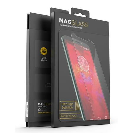 Magglass Moto Z3 Play Tempered Glass Screen Protector Ultra High Clear Definition Reinforced Screen