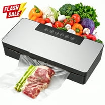 Naipo Vacuum Sealer for Foods, 90KPa Powerful Sealer Machine with Air Hose & 5 Modes Food Saver for Sous Vide, Freezer Storage, Dry/Moist