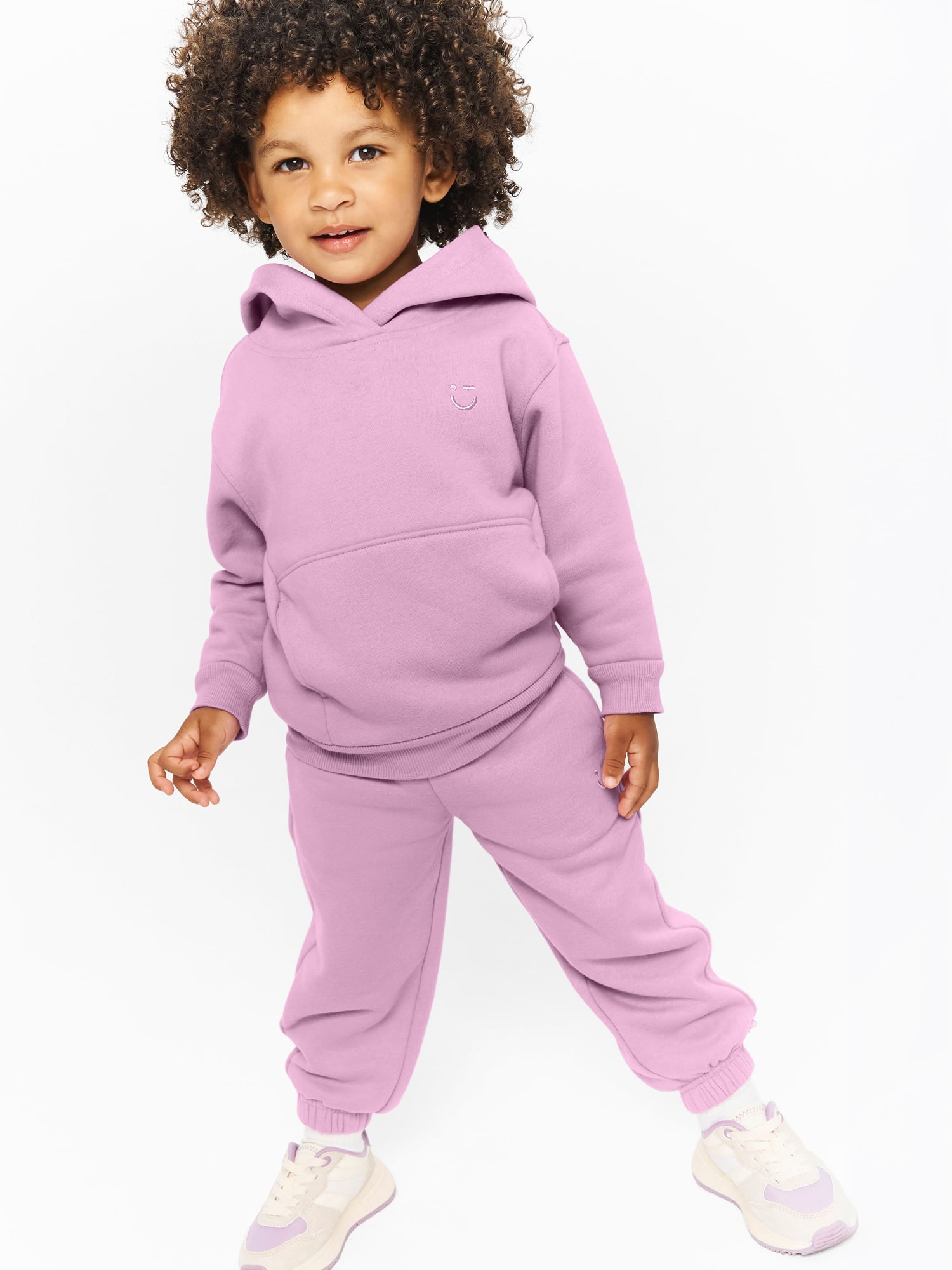 Color Mix by Garanimals Baby & Toddler Fleece Sweatpants, Sizes 0–6T