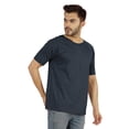 thumbnail image 2 of Inkmeso Mens Short Sleeve Solid Raglan T-shirt Cotton Casual Baseball Tee Shirt, 2 of 7
