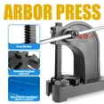 thumbnail image 5 of Arbor Press, 1 Ton Desktop Manual Press, Maximum Height 5.5 Inch Cast Iron Heavy-duty Press for Stamping, Black, 5 of 6