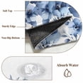 thumbnail image 6 of Round Rug 7Ft Washable Non-Slip, Blue Blooms Floral Circle Area Rugs for Living Room Bedroom, Farmhouse Spring Flowers Botanical Indoor Floor Mats Carpet Runner for Home Decor Aesthetic, 6 of 8