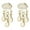 White, variant on FENOHREFE Sophisticated Clouds And Crystal Raindrop Earrings Dangle Earwear Comfortable Earrings For Daily Wear And Party Occasion