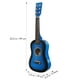thumbnail image 5 of Guitarra acústica folk de 23 pulgadas, instrumento musical para principiantes, guitarra de 6 cuerdas, juguete para niños (rosa), 5 of 7