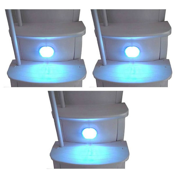 3) Main Access 200680 Swimming Pool Steps Entry System Smart LED Lights Walmart.com