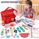 thumbnail image 2 of Children Pretend Play Doctor Educational Toys Wooden Medical Simulation Medicine Chest Set for Kids Role Playing Pretend Games, 2 of 4