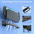 thumbnail image 4 of Soporte metálico de pared para la consola Nintendo Switch 2, estante organizador con 5 ranuras para tarjetas y 4 colgadores para Joy-Cons, kit de montaje detrás del televisor, 4 of 6