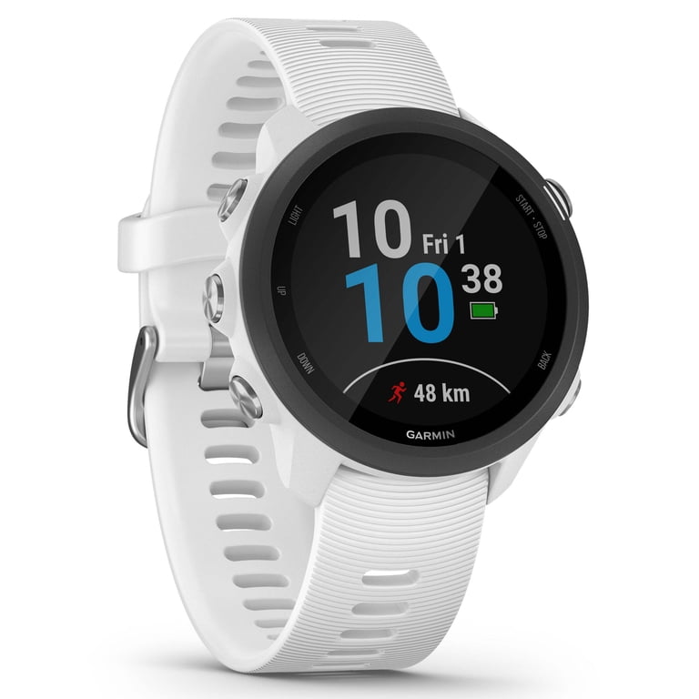 Garmin Forerunner 245 Music GPS Smartwatch in White - Walmart.com