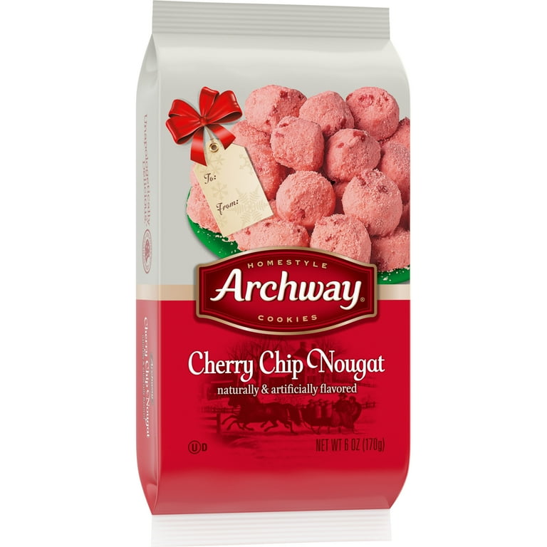 Archway Cookies, Holiday Cherry Chip Nougat, 6 oz - Walmart.com