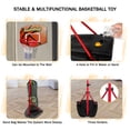 thumbnail image 5 of AOKESI Mini Portable Basketball Hoop for kids with 3 Balls ,  Stand with Adjustable Height 2.8-6.2 Ft, Indoor Outdoor Basketball Hoop Toy for Boys Girls, 5 of 8