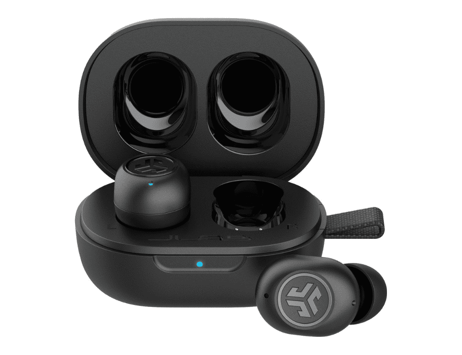 Pre-Owned JLab JBuds Mini True Wireless Earbuds, Black, Bluetooth Multipoint, Be Aware, IP55, 3 EQ Modes, Clear Calls