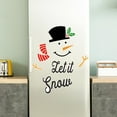 thumbnail image 5 of SDJMa Christmas Snowman Refrigerator Sticker Set Cute Snowman Fridge Stickers Decoration for Fridge Wall Door Party Supplies Home Decoration, 5 of 5