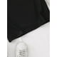 thumbnail image 4 of Valentine's Day Cupid & Heart Bow Graphic Women's Black T-Shirt - Short Sleeve, Round Neck, StretchyCamisetas para mujer, lindas camisetas con estampado gráfico, de manga corta, estilo casual, para ve, 4 of 7