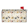thumbnail image 3 of Fotbe Cartoon Chickens Mailbox Covers Post Letter Box Cover Garden Decor Standard Size-21x18 in, 3 of 9