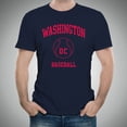 thumbnail image 5 of Washington Classic Baseball Arch Basic Cotton T-Shirt - X-Large - Navy, 5 of 6