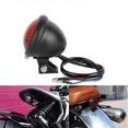 thumbnail image 2 of Luz trasera de freno LED roja ajustable para motocicleta Cafe Racer de 12 V, luz de freno para Bobber, 2 of 4