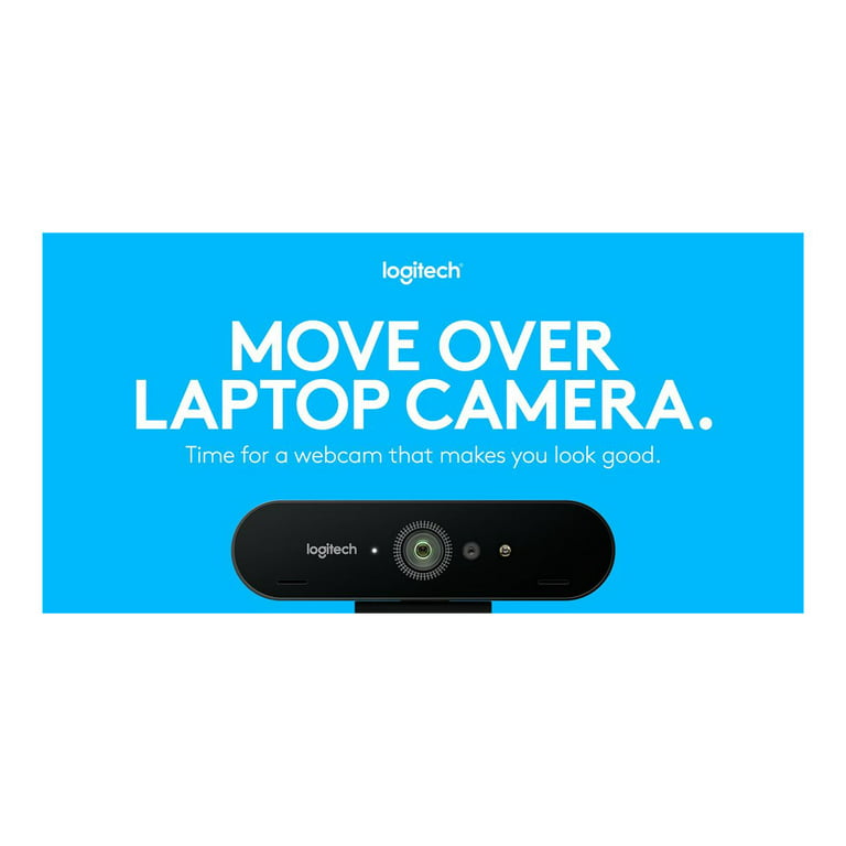 Tilbagetrækning pulver Mundtlig Logitech BRIO 4K Ultra HD webcam - Webcam - color - 4096 x 2160 - audio -  USB - Walmart.com
