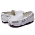 thumbnail image 2 of Odema Toddler Boys Soft Split Leather Slip-On Loafer Boat Dress Shoes, 2 of 7