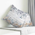 thumbnail image 3 of Blue Beige Coastal Pillow Covers 18x18 Inch Decorative Throw Pillow Cover, Beach Starfish Summer Eucalyptus Retro Sofa Pillowcases Accent Cushion Case Home Decor Bedroom Living Room, 3 of 6