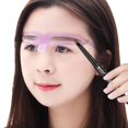 thumbnail image 2 of Eyebrow Shaping Helper, Makeup Tool for Beginner, Time Saving, 8 Styles Eyebrow Card, Suitable for Most Facial Shapes, Washable Reuseable, Detachable Handle for Customized Fit, 2 of 5