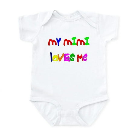 

CafePress - My Mimi Loves Me! (Croobie) Infant Bodysuit - Baby Light Bodysuit Size Newborn - 24 Months