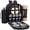 Black, variant on Picnic at Ascot Picnic Backpack with Service for 2 (080)