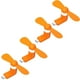 thumbnail image 1 of Mini Ventilador 5W BlitzOrange 4Pzas Naranja 5W Silicón+Plástico Ventilador USB-C., 1 of 1