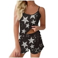 thumbnail image 1 of Fgnfyis Ensemble de Pyjama d'Été pour Femme et Pantalon de Pyjama, Ensemble de Pyjama Brun P, 1 of 4