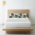 thumbnail image 6 of Yayeee Pillowcase Queen Size Set of 2 Satin Wrinkle Resistant Pillow Case, Navy Flower, 6 of 8