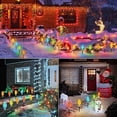 thumbnail image 3 of Outdoor Christmas Lights, XGFHYJEH C9 LED Solar Christmas Lights near Me, IP65 Waterproof XMAS Decorations, Solar Outdoor Christmas Lights for House, XMAS Yard Stakes Lights, 3 of 7