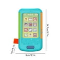 thumbnail image 3 of JMKQLZ Toy Learning Play Cell Phone with Multi-Functions and Dazzling Lights Interactive Toy for Toddler Baby Kids Boys Girls, 3 of 6