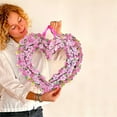 thumbnail image 6 of JHGoosa Paper Up Cherry Heart Wreath 15 Inch Floral Paper Wreath Reuseable Faux Flower Party Decoration & Indoor Wreath & Home Decor 3D Popup Wreath Card(Clearance), 6 of 9