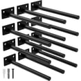 thumbnail image 1 of Soporte de estante flotante LEOPO, paquete de 12 unidades, 20 cm, para estante de madera, 1 of 6