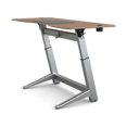 thumbnail image 2 of Safco FSD-6000-WA Focal Locus 6 Adjustable Standing Desk - Walnut - 36 x 72 x 30 in., 2 of 2