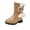 Khaki, variant on Children's Boots, Snow Boots, Girls' Thick Fleece And Warm Midsole Boots