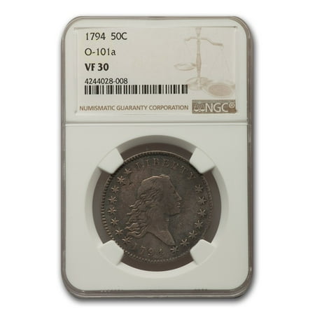 1794 Flowing Hair Half Dollar VF-30 NGC (O-101a)
