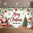 thumbnail image 5 of Christmas Theme Merry Christmas Happy New Year Banner for Holiday Party Indoor Decoration Festive Celebration, 5 of 9