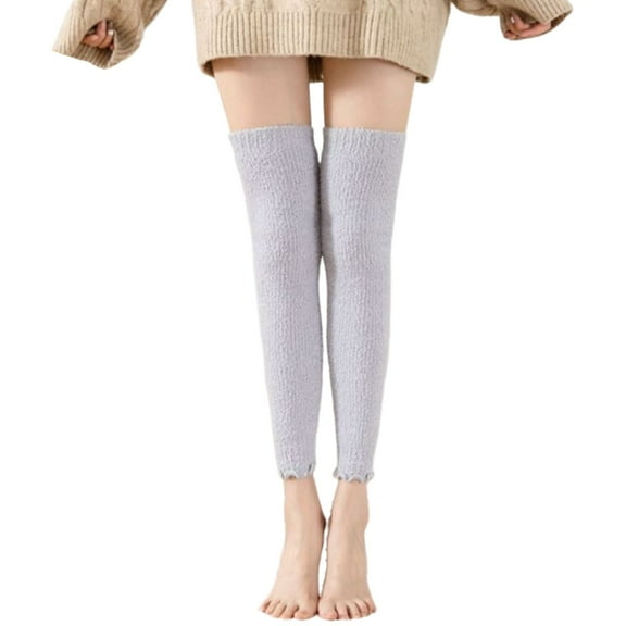 Compression Socks for Women - 3-Pack Cotton Thermal Long Terry Socks, High Knee Soft Cozy Fall Must Haves, Socks for Indoor, Outdoor & Diabetic Foot Care